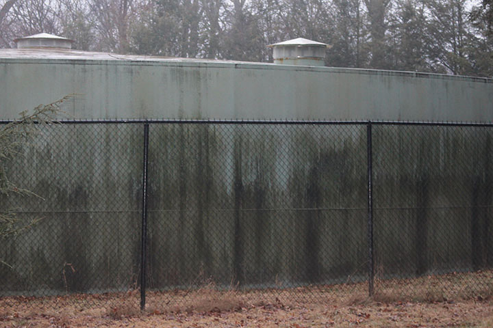 The current water tank, constructed in 1956, needs to be replaced and the plans are for a bigger 39 ft. tank. 