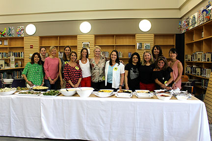 The PTA pulled out all the stops and brought great food for the teachers and staff Friday, May 4.