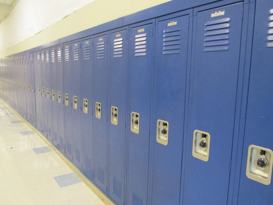 There has been a rumor that 8th graders are going to lose their lockers.  