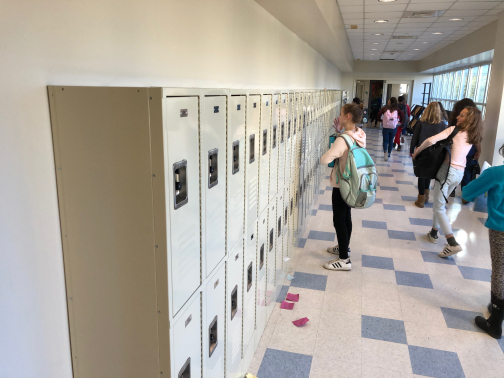 The content in lockers are going to have to be picked up and school materials at home brought back:  Not easy in the COVID pandemic.