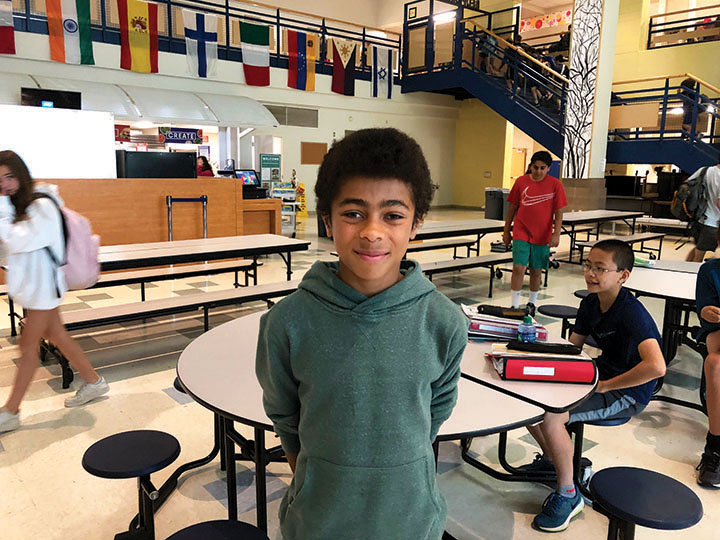This 7th grader ran his timed mile in a blistering 5 minutes and 20 seconds.