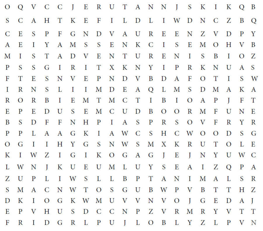 The Good, the Bad, the Camp Word Search