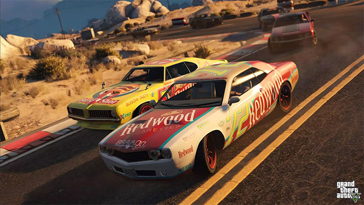 Racing, seen above, is a very big thing to do in the Grand Theft Auto Universe. People have made playable maps that have the weirdest features, whether it’s some of the biggest jumps ever seen, or magically turning cars into planes