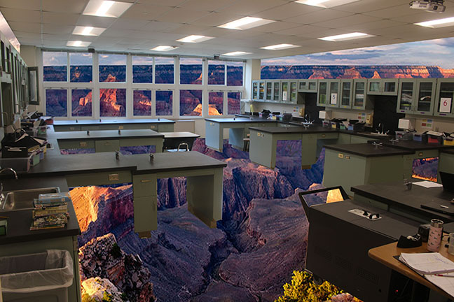 Eighth graders can now experience the majesty of the Grand Canyon from the comfort of their classrooms.