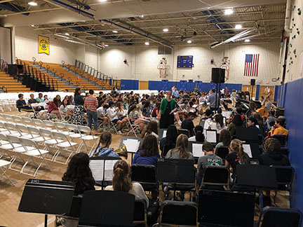 Maybe next year will see an indoor ceremony, like this rehearsal in 2019.