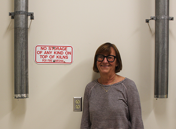 Art teacher Ms. Lynne Karmen is excited for the addition of new pottery kilns and wheels to the art department.