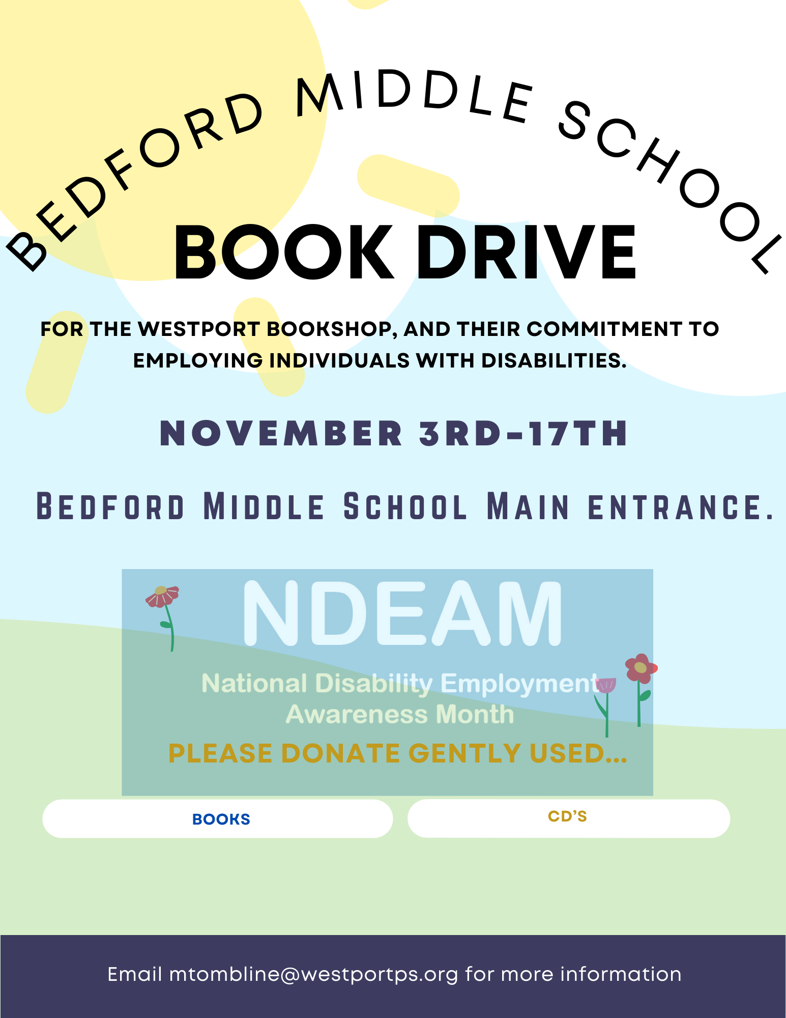 Book Drive at BMS